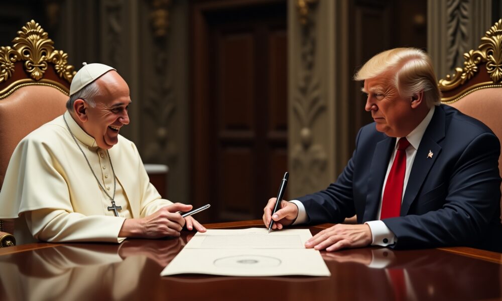 Trump entrega mediação da paz ao Papa e foca na economia