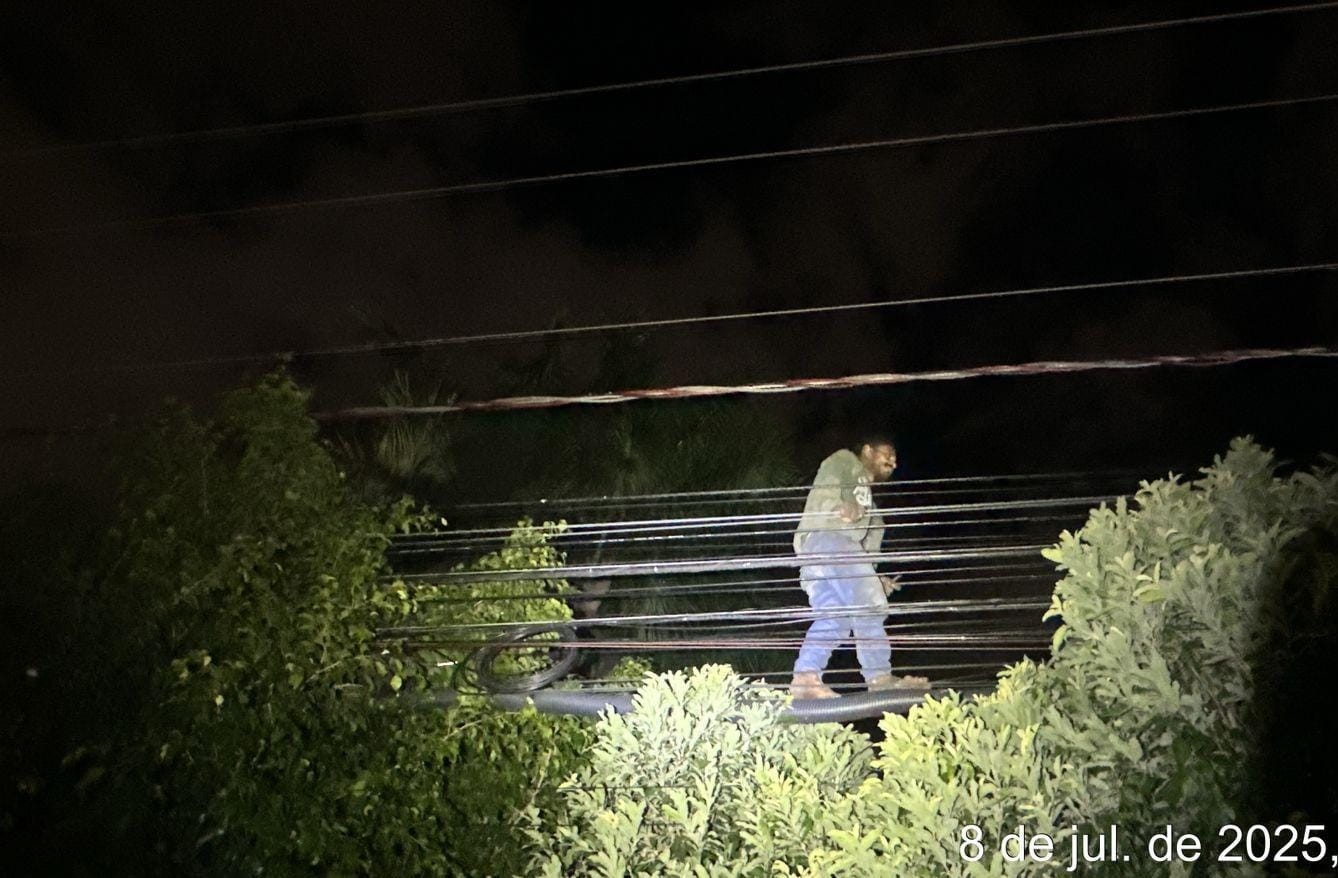 Homem é Preso em Campo Grande por Furto de Fios