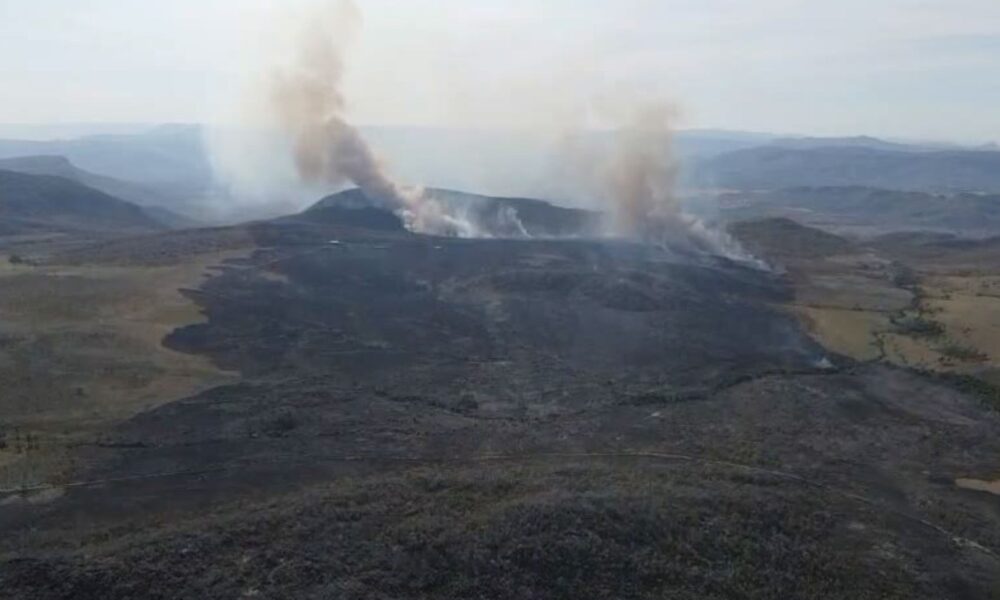 Incêndio de Grandes Proporções Atinge a Chapada dos Veadeiros