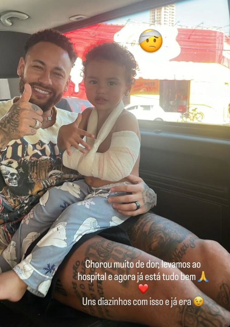 Sustos e Alegria: Mavie, Filha de Neymar, Recebe Atendimento Médico