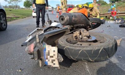 Acidente entre Carro e Motocicleta em Sobradinho: Bombeiros Mobilizados e Vítima em Estado Grave