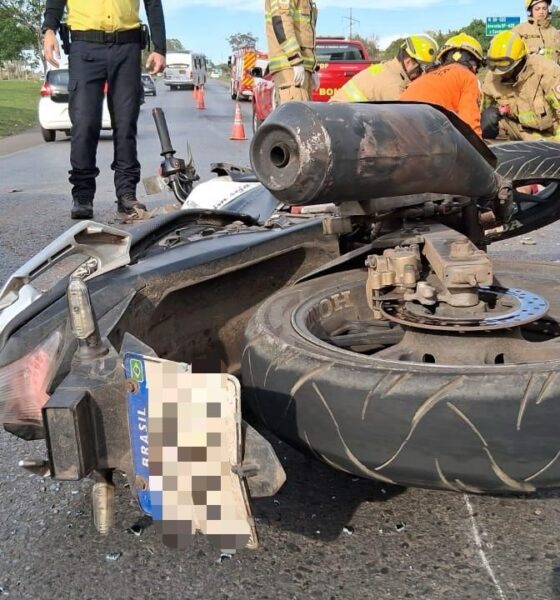 Acidente entre Carro e Motocicleta em Sobradinho: Bombeiros Mobilizados e Vítima em Estado Grave