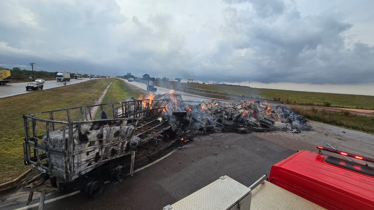 Incêndio Em Carretas Mobiliza Corpo de Bombeiros: O Que Aconteceu