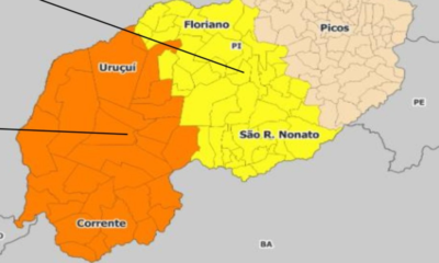Alerta de Chuvas Intensas no Piauí: Inmet Emite Aviso para 96 Municípios