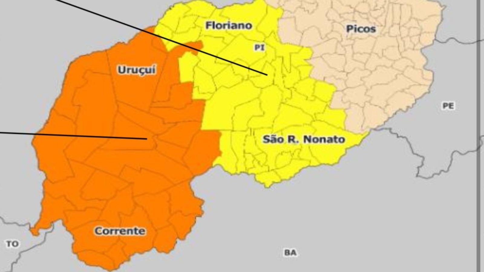 Alerta de Chuvas Intensas no Piauí: Inmet Emite Aviso para 96 Municípios